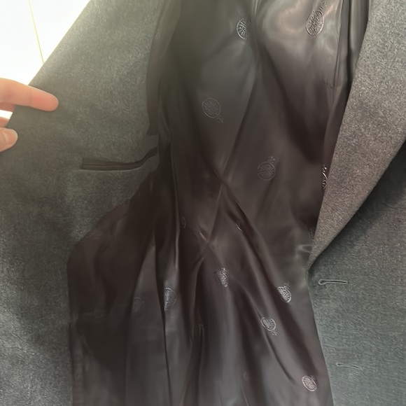 🌖 Blue gray men’s sports jacket blazer 100% pure virgin wool - Picture 5 of 11